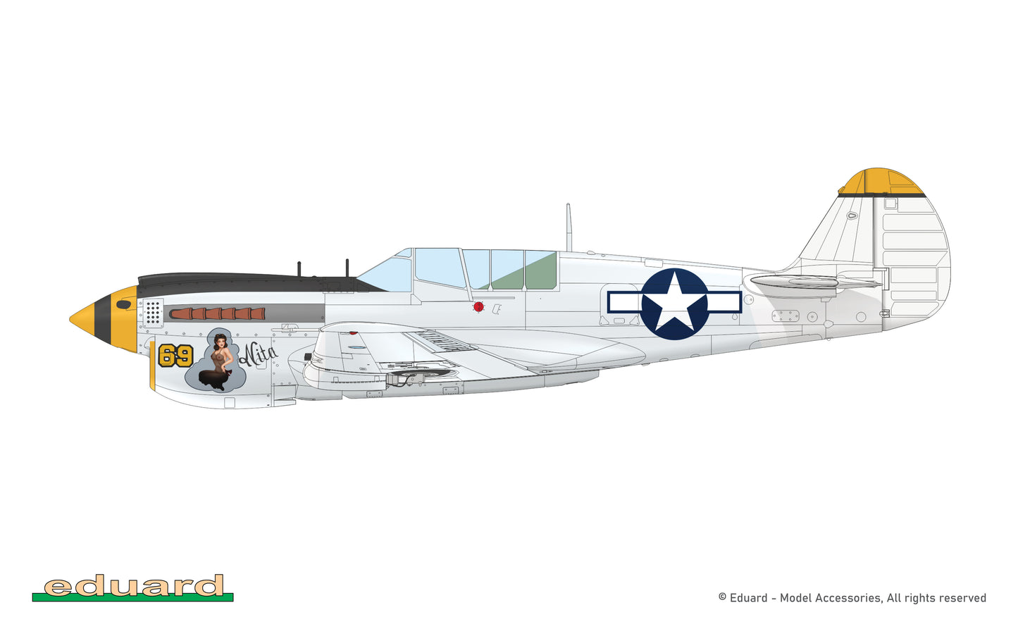 Eduard 1/48 P-40N Warhawk Royal Class Dual Combo Limited Edition