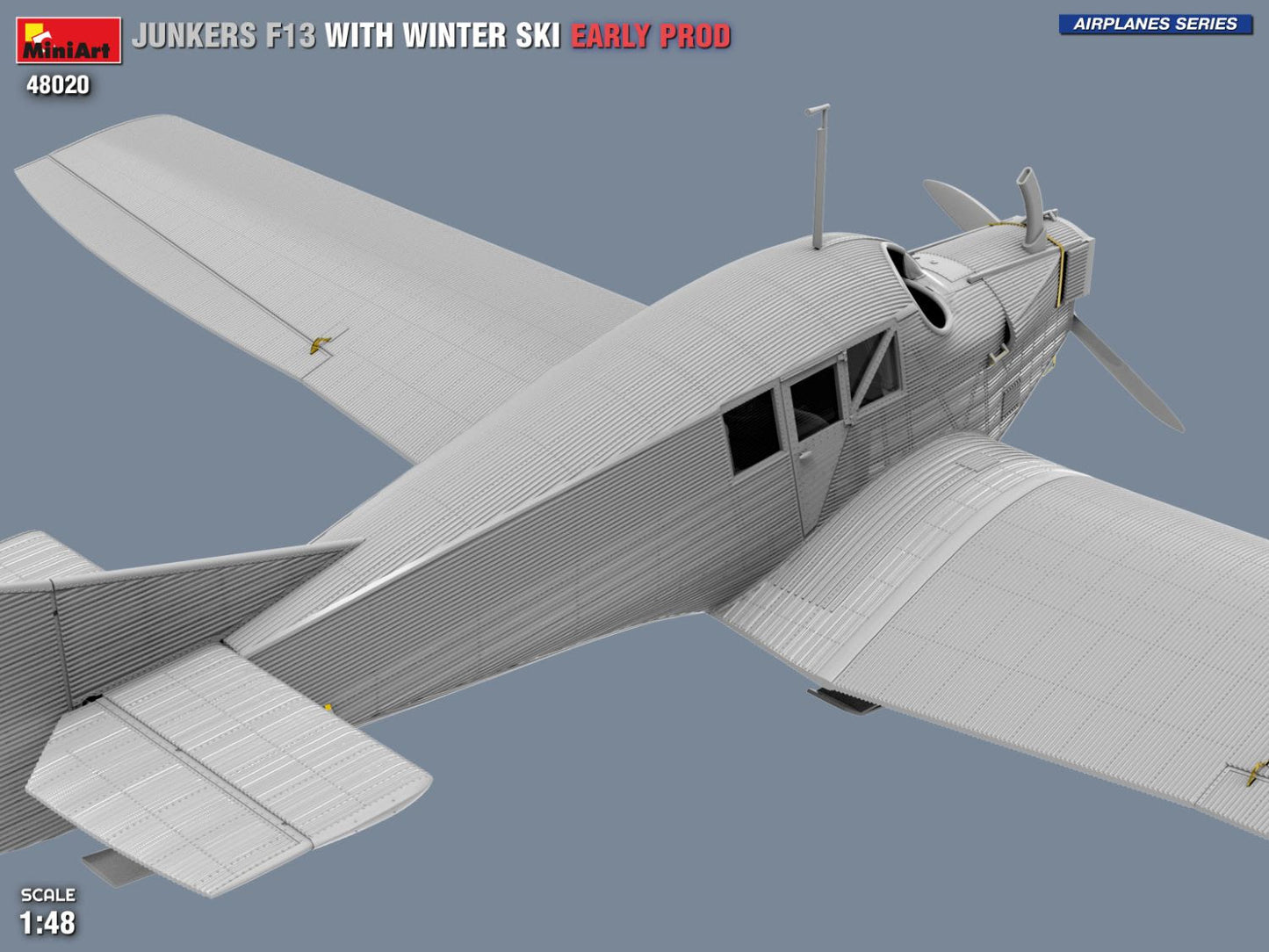 MiniArt 1/48 Junkers F13 with Winter Ski (Early Production) Airplane Series