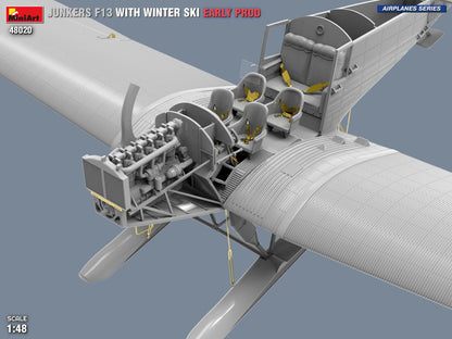 MiniArt 1/48 Junkers F13 with Winter Ski (Early Production) Airplane Series