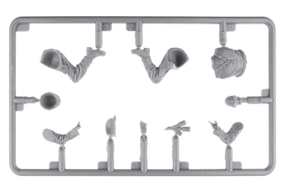 MiniArt 1/35 German Tank Riders Set 2. Resin Heads