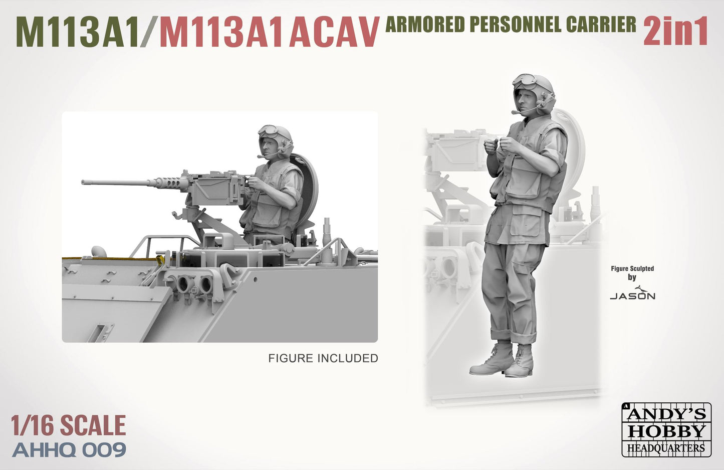 Andy's HHQ 1/16 M113A1/M113A1 ACAV Armored Personnel Carrier