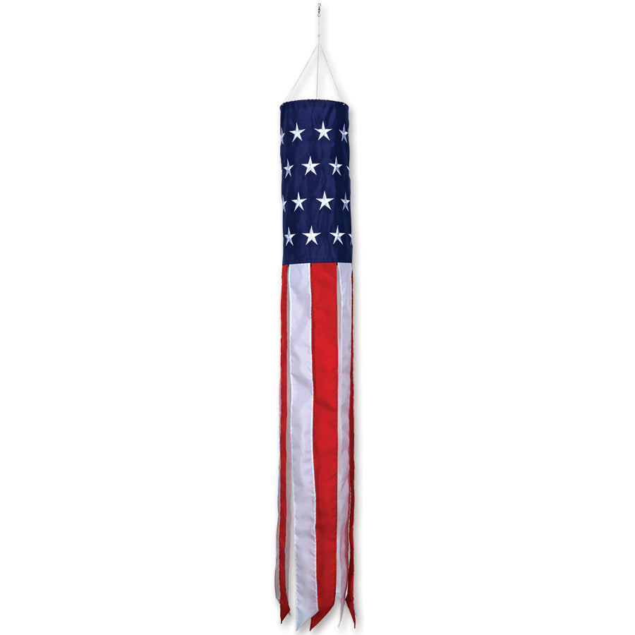 60 in. Windsock - Patriotic Embroidered Stars