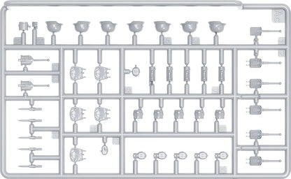 MiniArt 1/35 German Tank Riders Set 2. Resin Heads