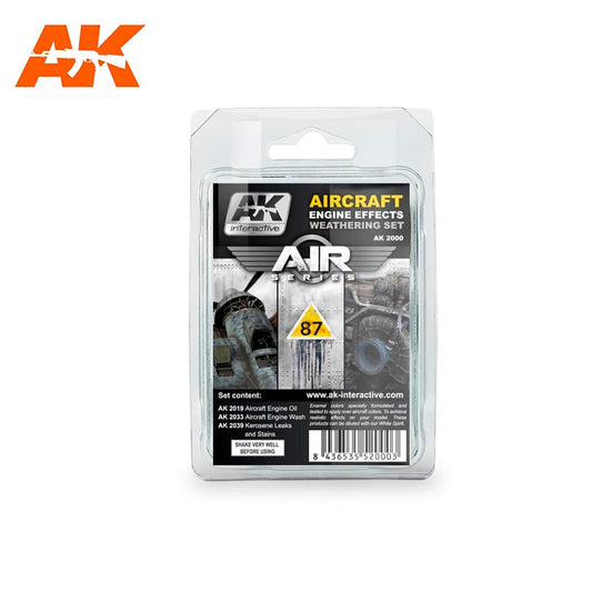 AK Interactive Aircraft Engine Weathering Set