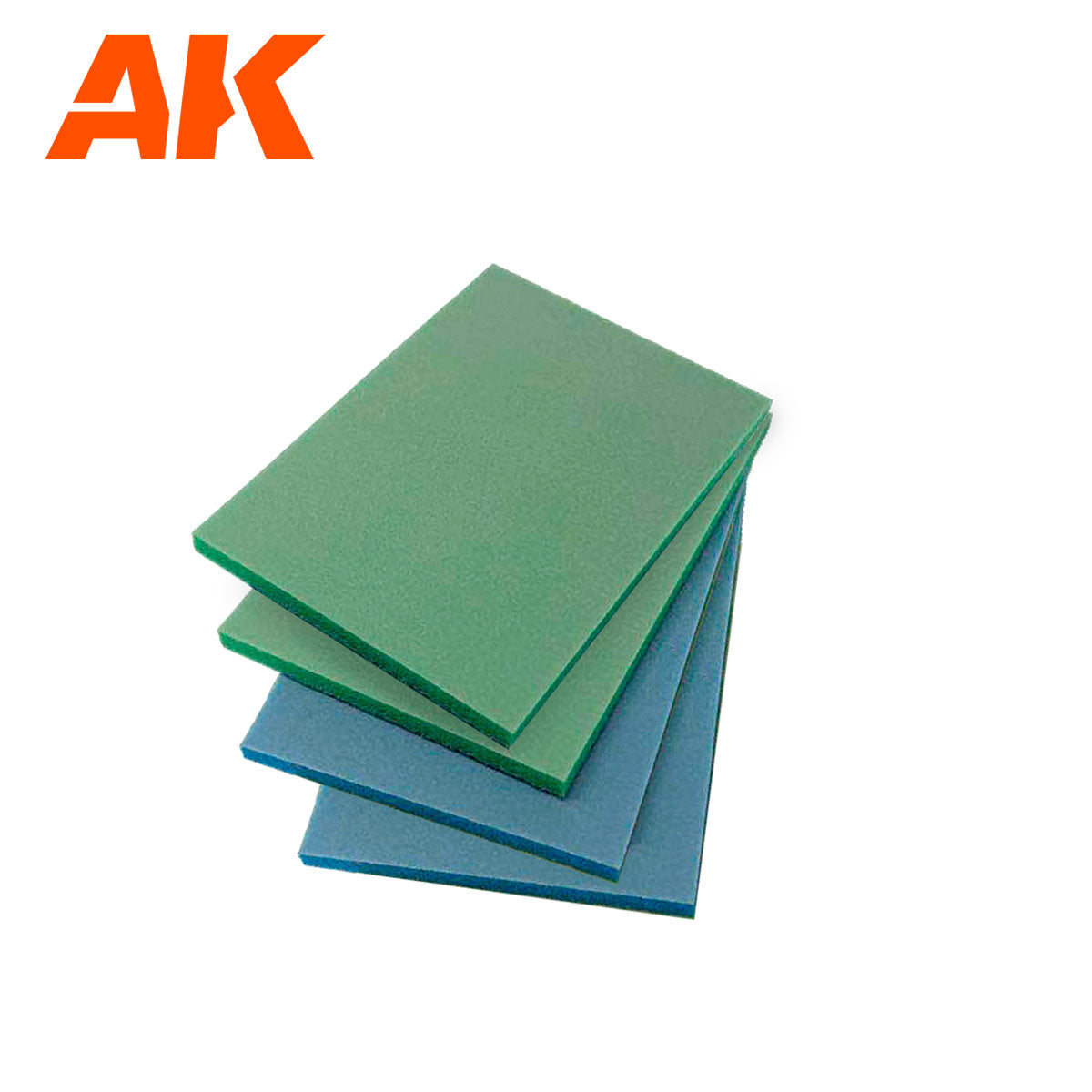 AK Interactive Soft And Smooth Sponge Sandpaper Set - 4 Pieces