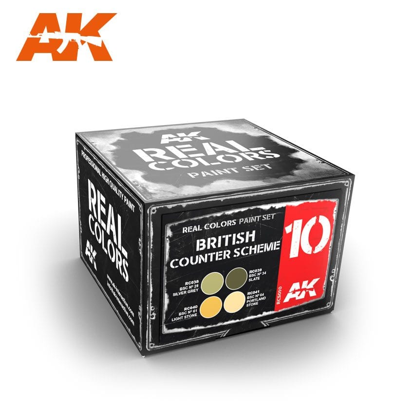 AK Interactive Real Colors British Counter Scheme Set