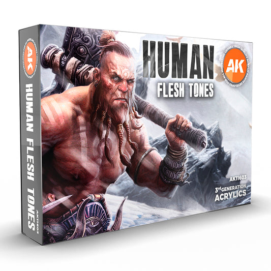 AK Interactive 3G Human Flesh Tones Set