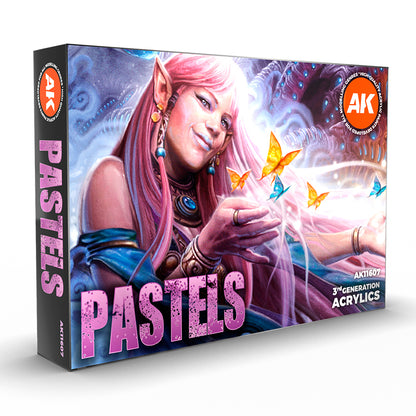 AK Interactive 3G Pastels Colors Set