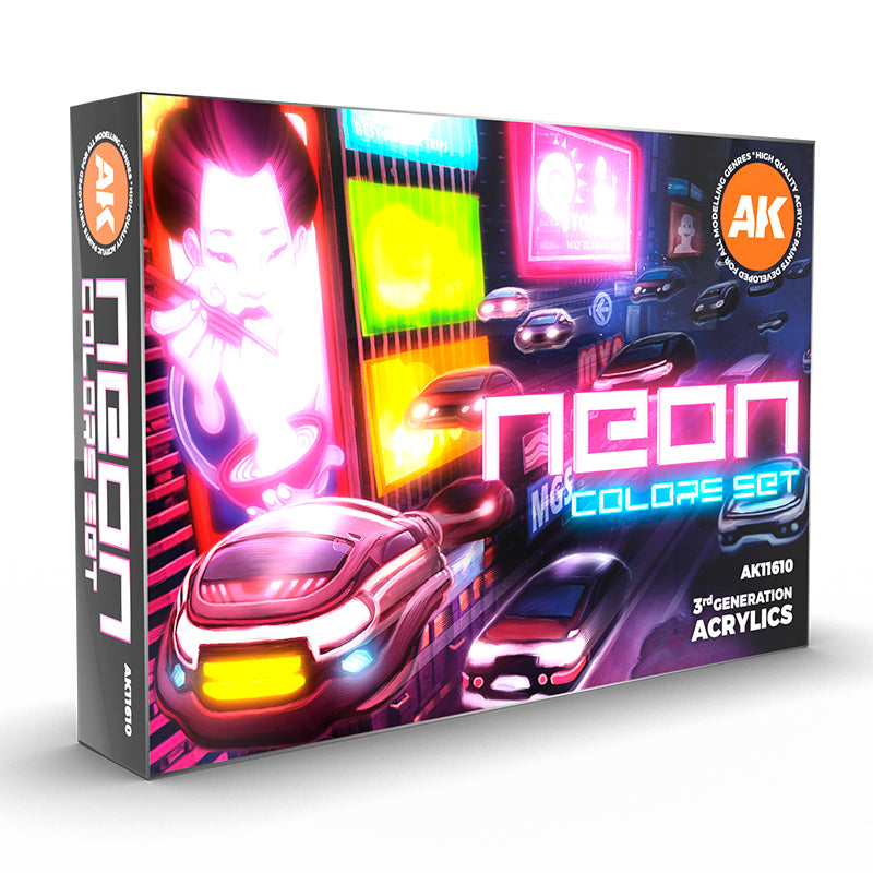 AK Interactive 3G Neon Colors Set