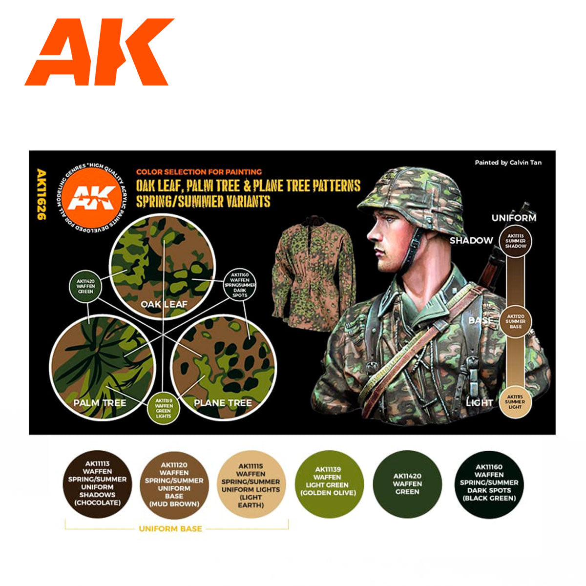 AK Interactive 3G Waffen SS Spring-Summer Camo Variants