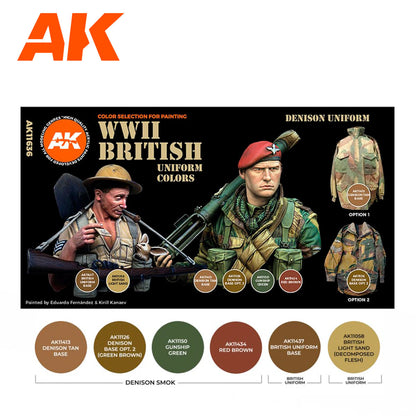 AK Interactive 3G WWII British Uniform Colors