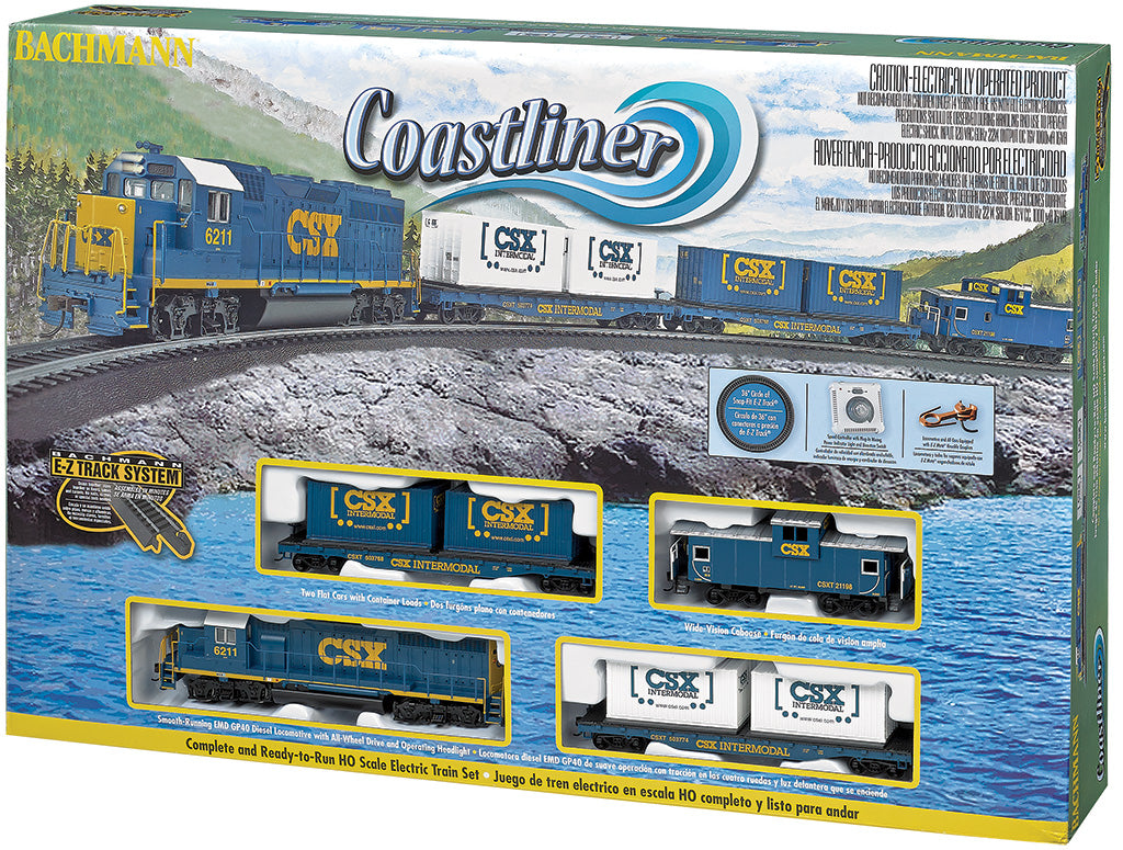 HO Coastliner CSX Train Set