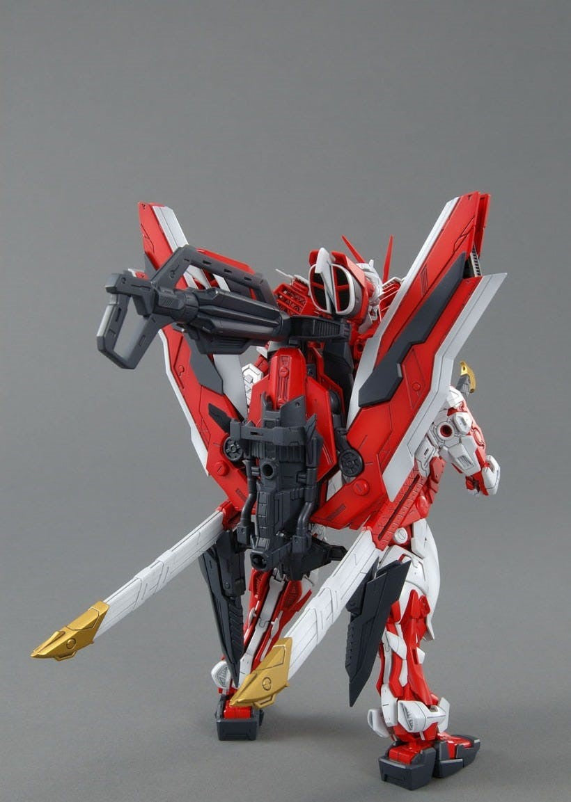 Bandai MG 1/100 Gundam Astray Red Frame Custom 'Gundam SEED Astray'