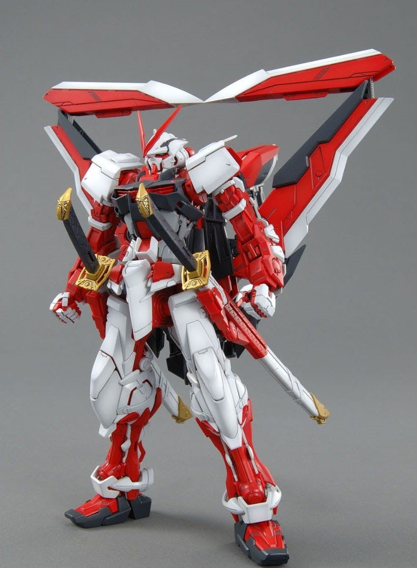 Bandai MG 1/100 Gundam Astray Red Frame Custom 'Gundam SEED Astray'