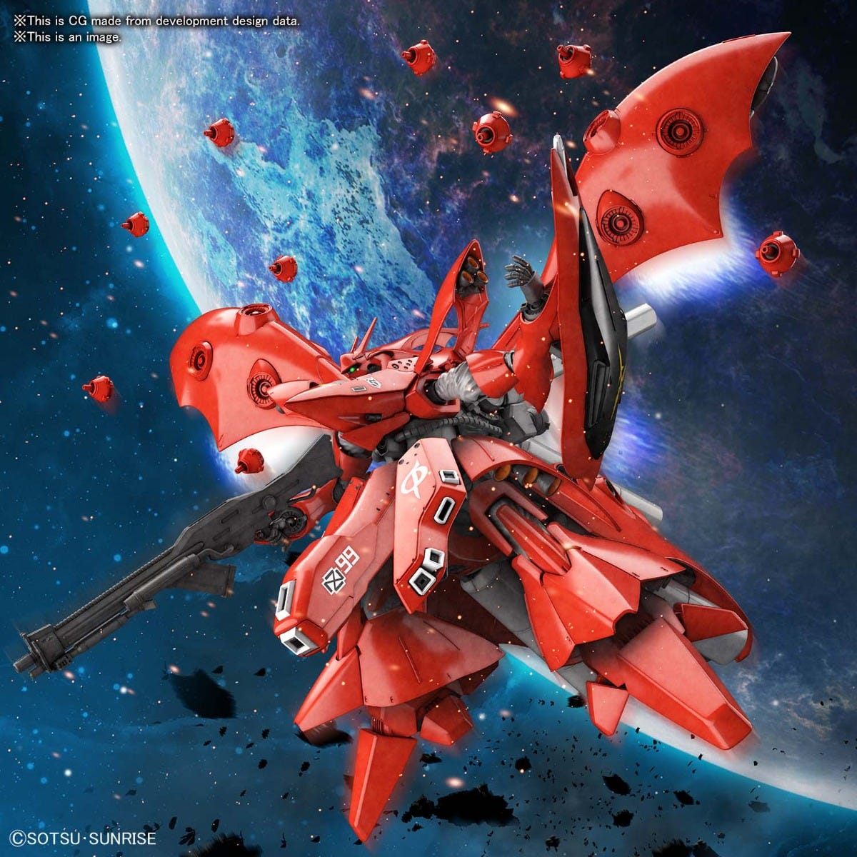 Bandai HGUC #240 1/144 MSN-04II Nightingale "Gundam: Char's Counterattack"