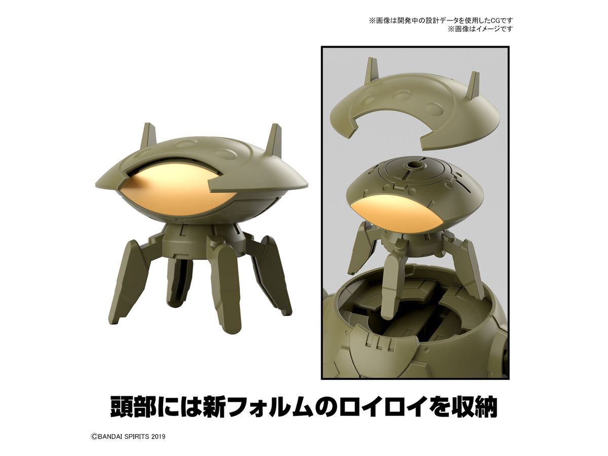 Bandai 30MM Portanova Sous-Marin Type Purple - Kit De Modèle 1/144, Avec Griffe Et Réservoirs
