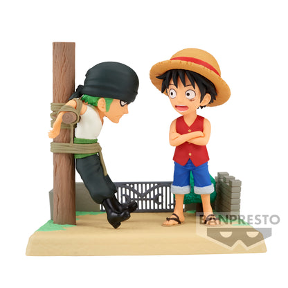 Bandai Spirits X Banpresto World Collectable Figure Log Stories - Monkey.D.Luffy & Roronoa Zoro "One Piece"