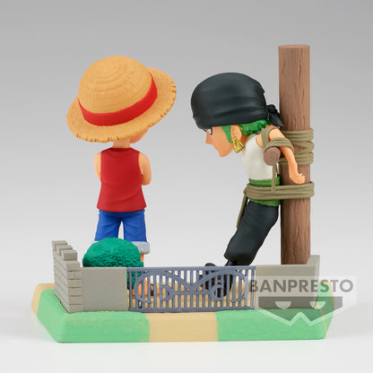 Bandai Spirits X Banpresto World Collectable Figure Log Stories - Monkey.D.Luffy & Roronoa Zoro "One Piece"