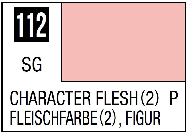 Mr Hobby Mr. Color 112 - Character Flesh (2) (Semi-Gloss/Primary) - 10ml