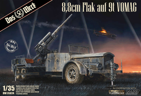 Das Werk 1/35 8.8 cm Flak on a 9t VOMAG (includes free VOMAG history booklet)