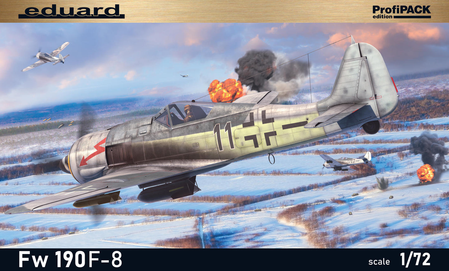 Eduard 1/72 FW 190F-8 [Profipack]