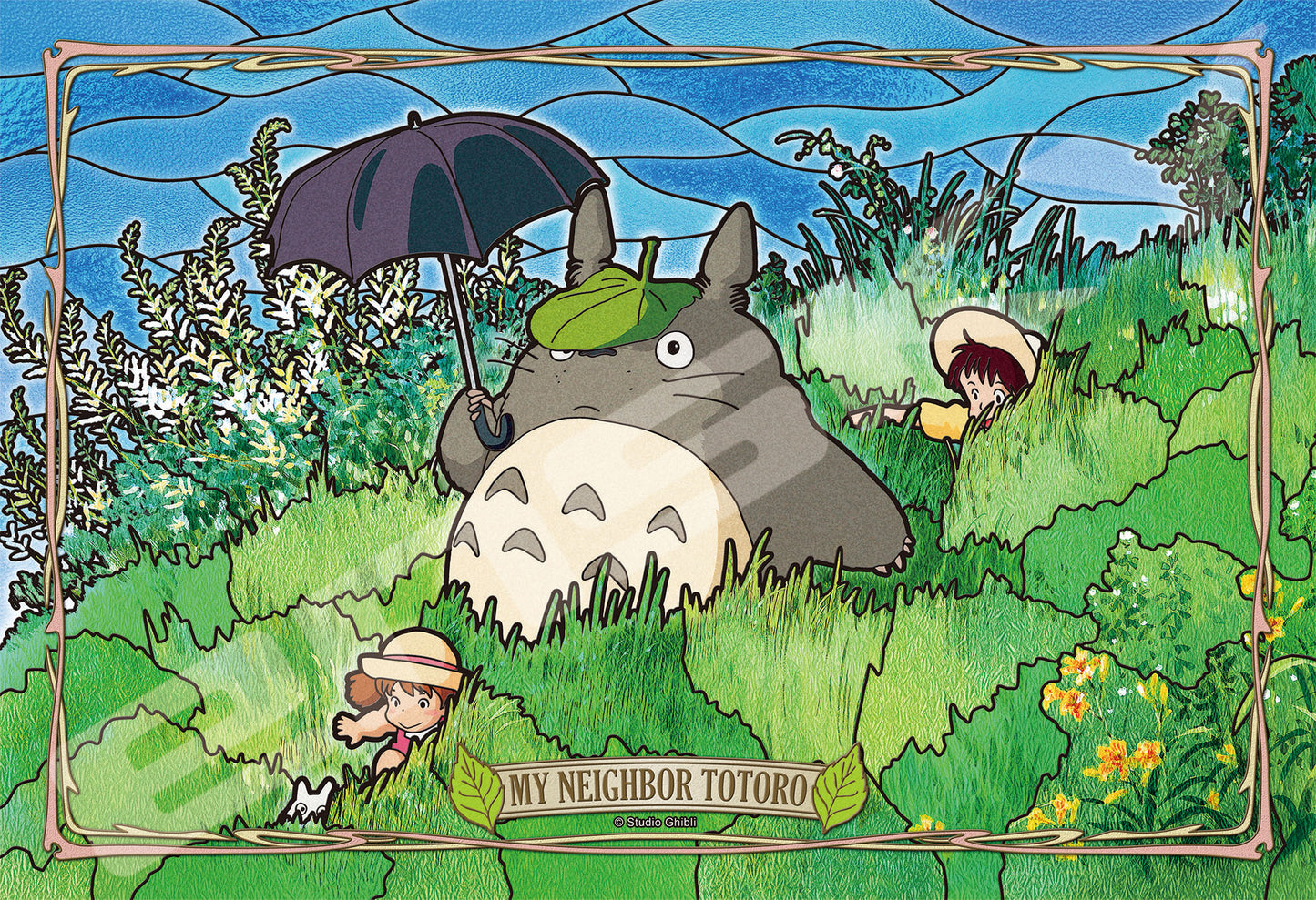 Ensky Artcrystal Puzzle My Neighbor Totoro "Steadily Through the Field" 300P Artcrystal Jigsaw Puzzle