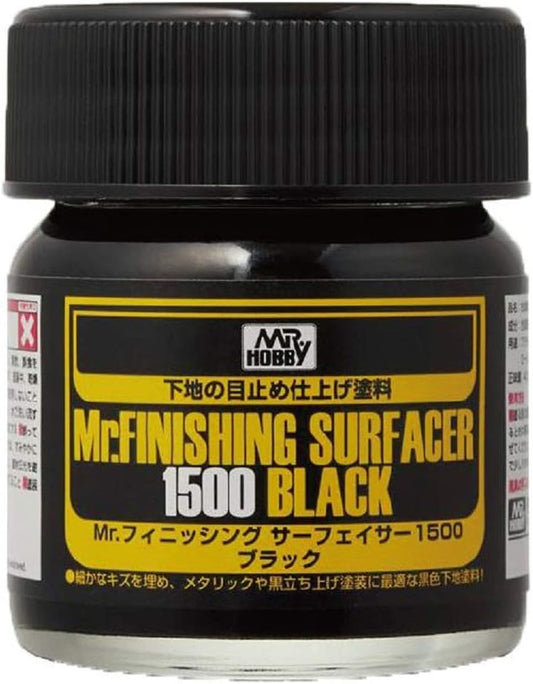 Mr Finishing Surfacer 1500 Black 40ml Bottle