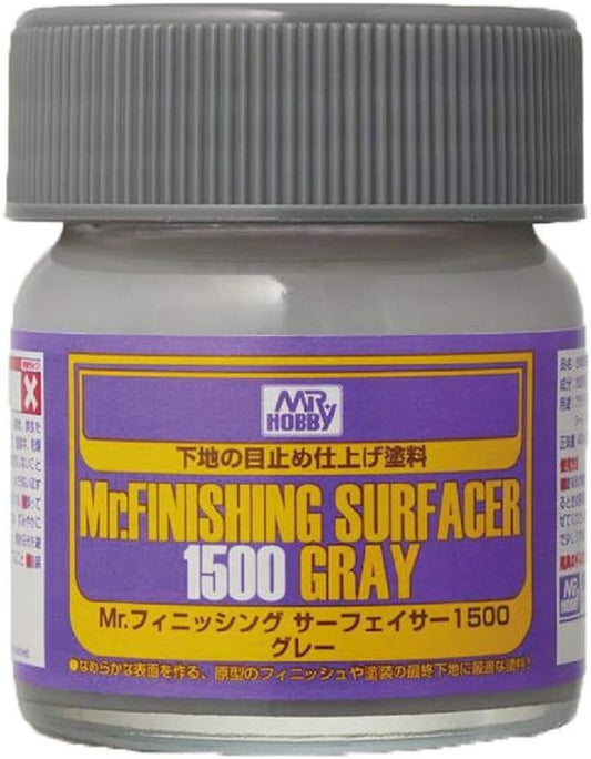 Mr Finishing Surfacer 1500 Gray 40ml Bottle