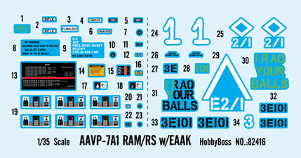 Hobby Boss 1/35 AAVP-7A1 RAM/RS w/ EAAK