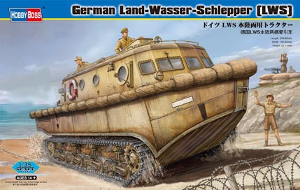 Hobby Boss 1/35 German Land-Wasser-Schlepper (LWS) Amphibious Tractor Early Production