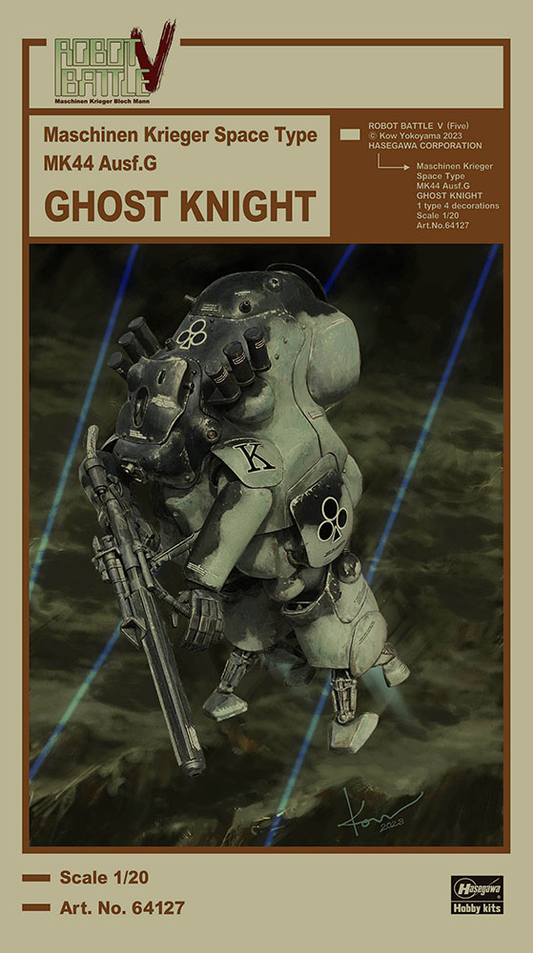 Hasegawa 1/20 Robot Battle V Maschinen Krieger Space Type Mk44 Ausf.G Ghost Knight