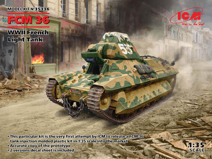 ICM 1/35 FCM 36, WWII French Light Tank