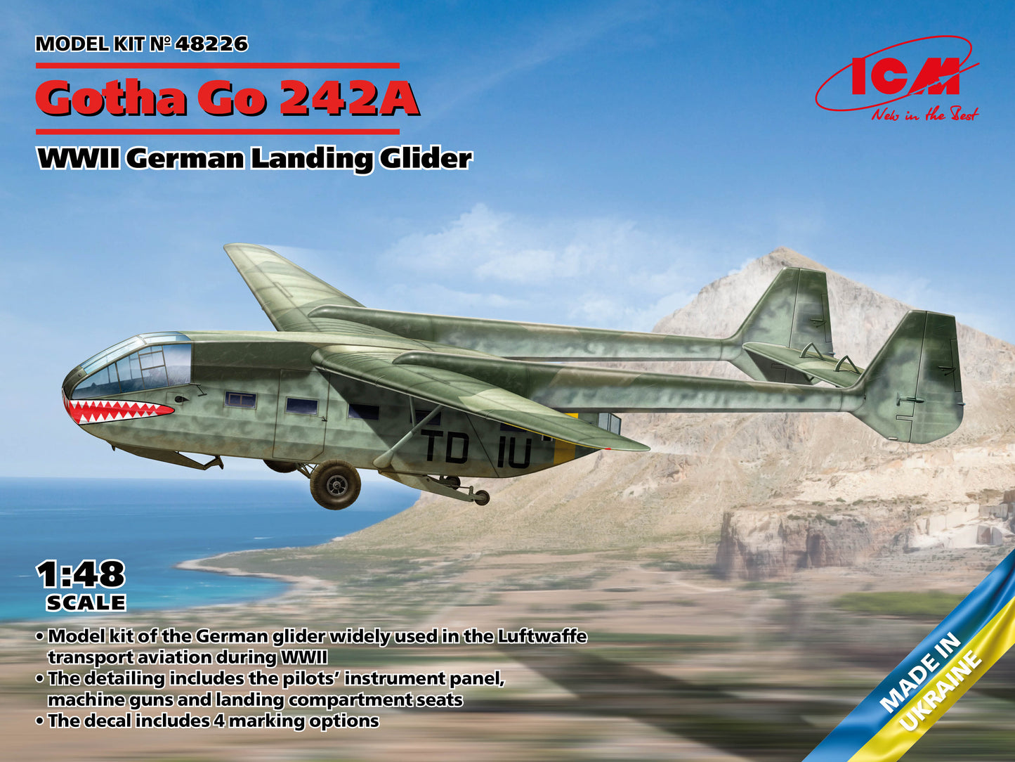 ICM 1/48 Gotha Go 242A, WWII German Landing Glider