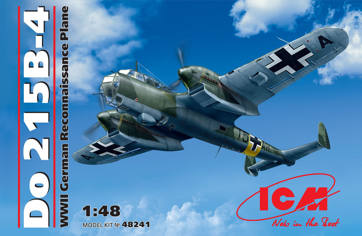 ICM 1/48 Do 215 B-4, WIWII German Reconnaissance Plane