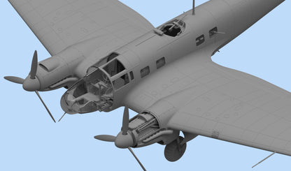 ICM 1/48 He 111H-3, WWII German Bomber