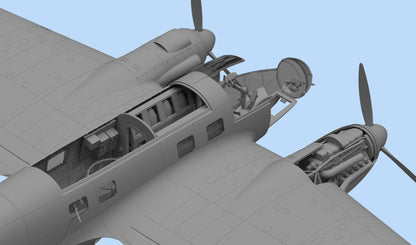 ICM 1/48 He 111H-3, WWII German Bomber