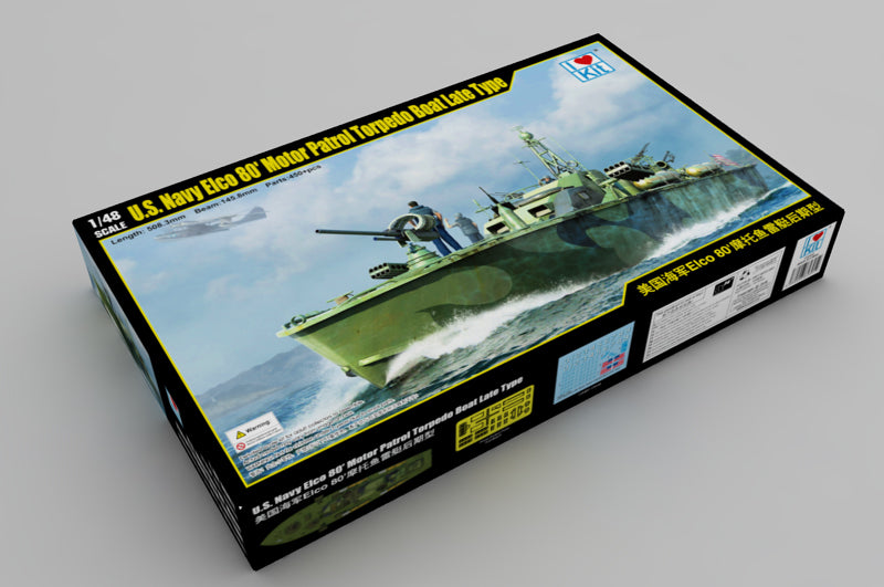 Ilovekit 1/48 US Navy Elco 80' Motor Patrol Torpedo Boat Late Type