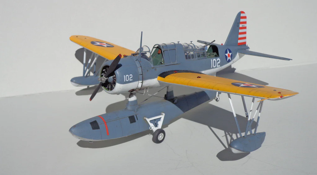 航空機・ヘリコプター NEW HAWK OS2U KINGFISHER 1/32 1/32 OS2U Kingfisher Floatplane – Coastline Hobbies LLC