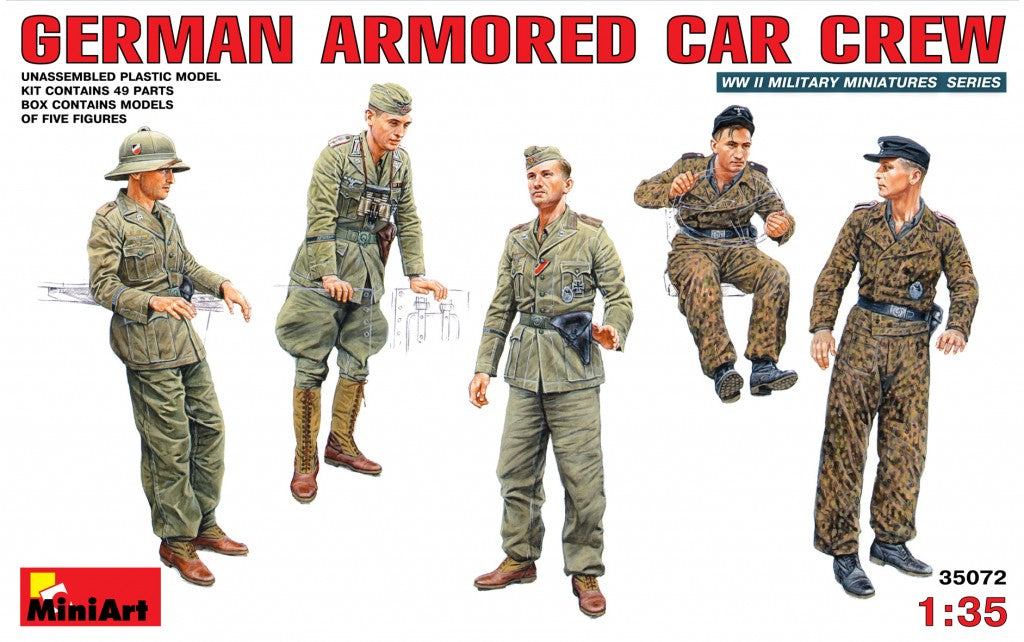 Miniart 1/35 German Armoured Car Crew