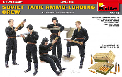 Miniart 1/35 Soviet Tank Ammo-Loading Crew Set Special Edition