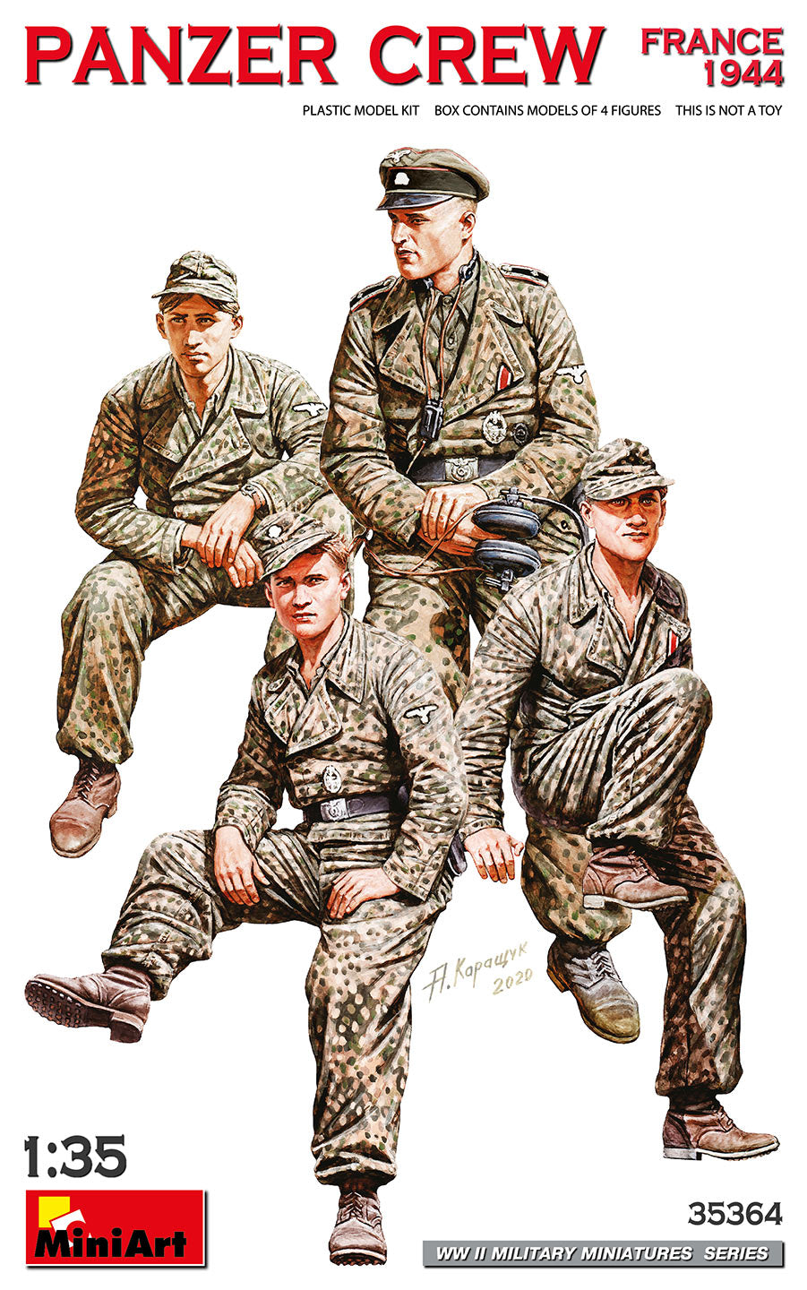 MiniArt 1/35 Panzer Crew. France 1944 Figures