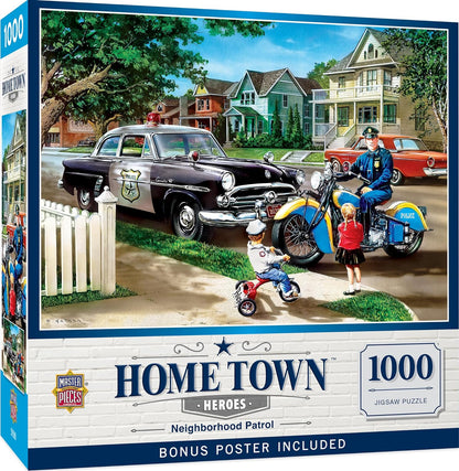 Hometown Heroes: Neighborhood Patrol Police Puzzle (1000pc)