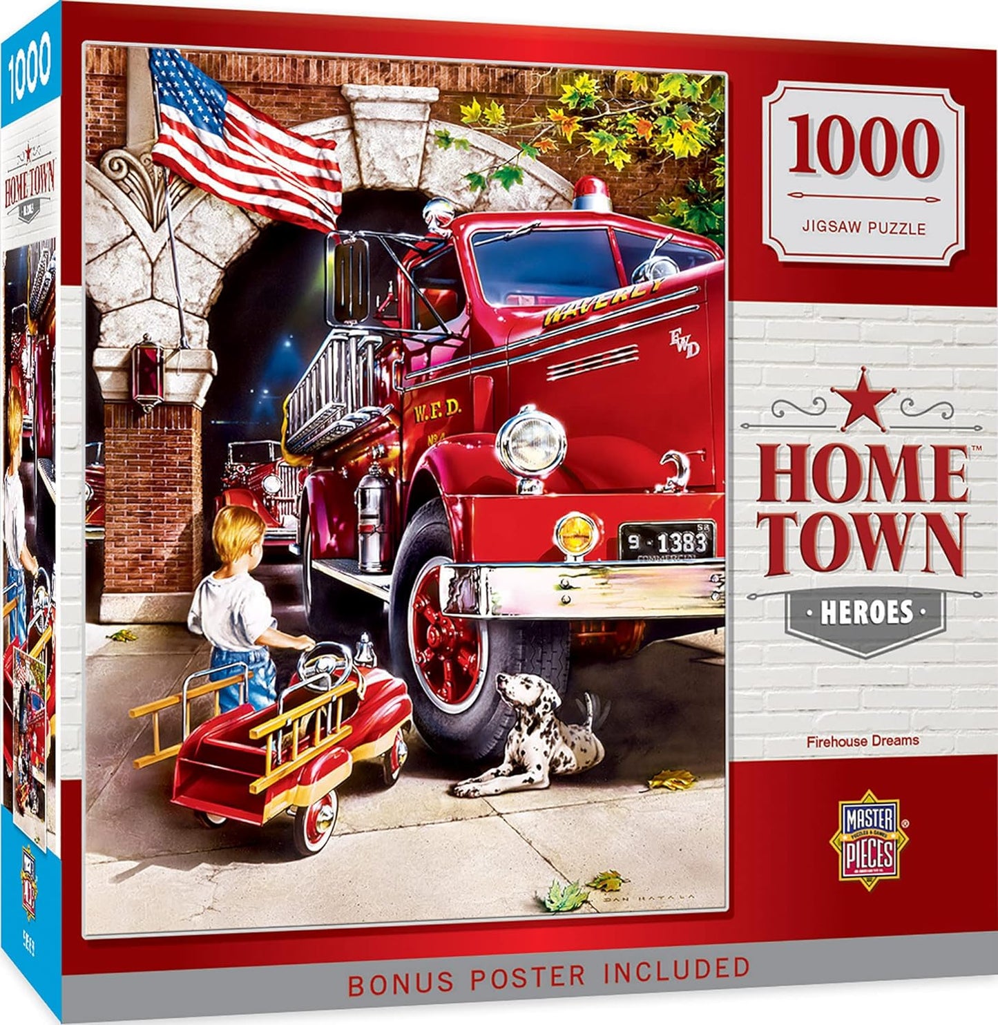 Hometown Heroes: Firehouse Dreams Puzzle (1000pc)