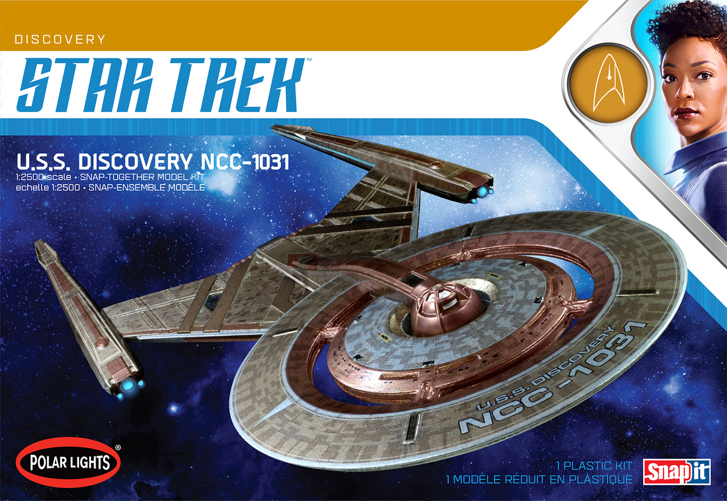 Polar Lights 1/2500 Star Trek USS Discovery 2T