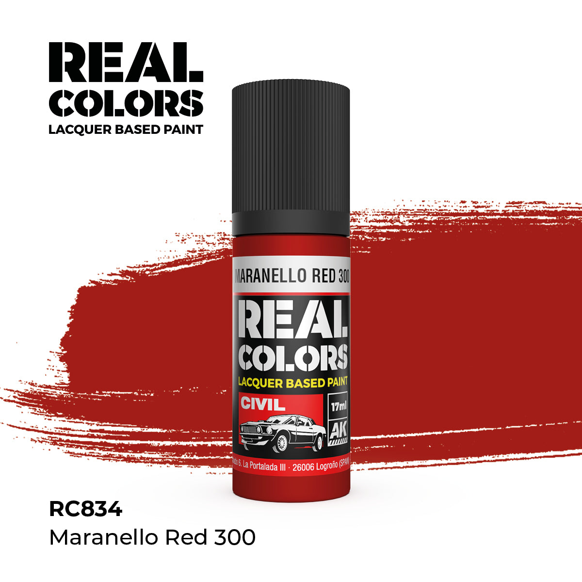 AK Interactive Real Colors Lacquer Paints 17ml. *New Bottles*