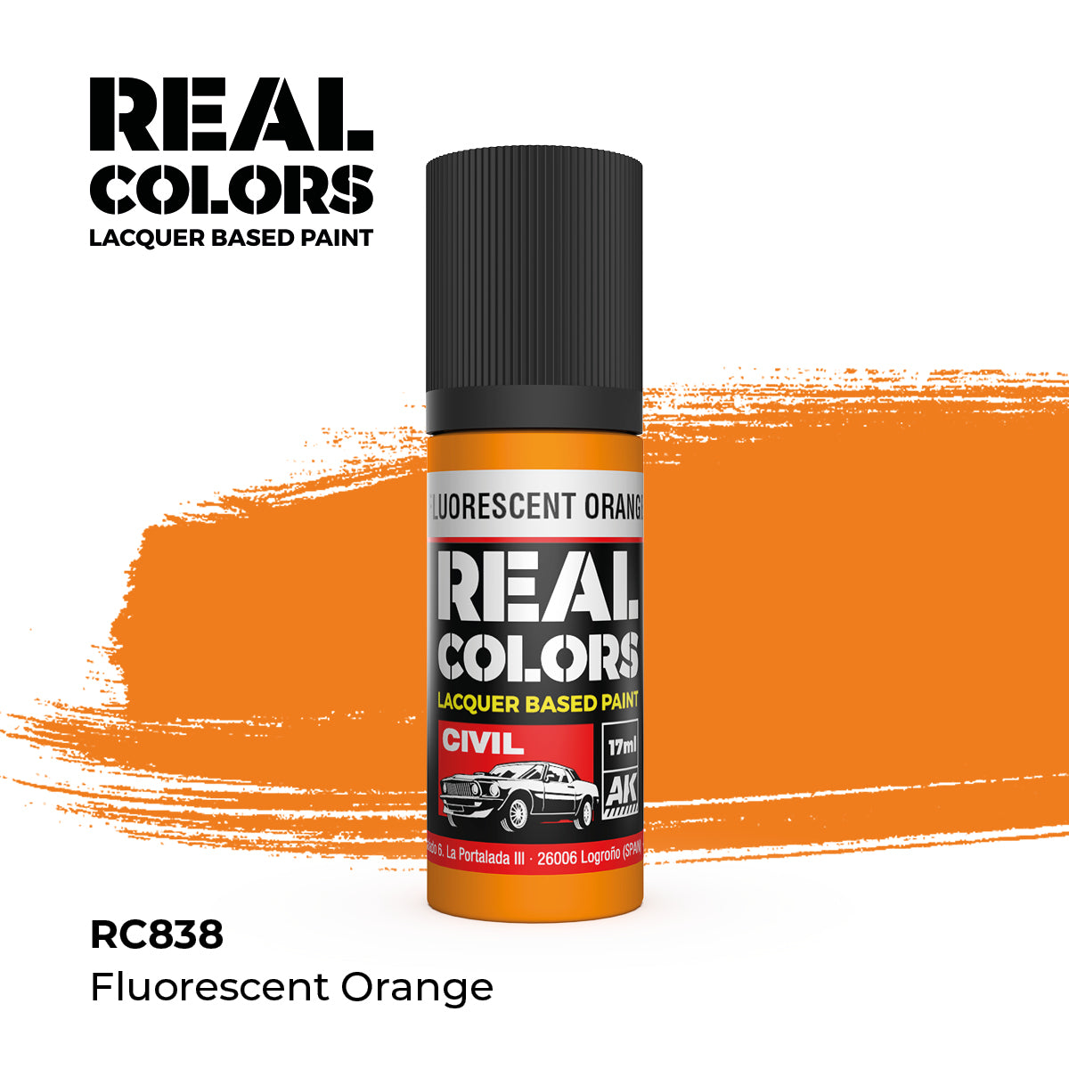 AK Interactive Real Colors Lacquer Paints 17ml. *New Bottles*