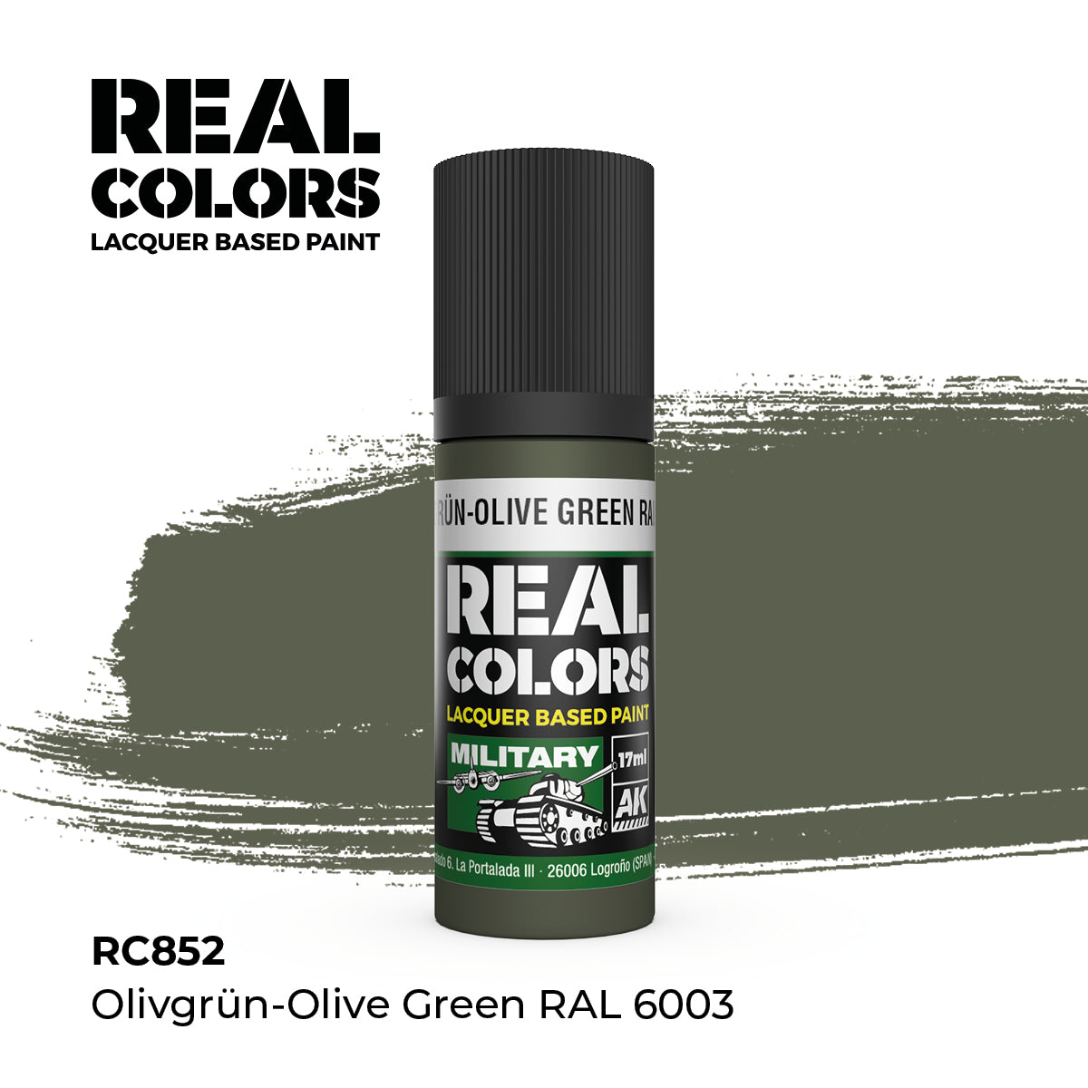 AK Interactive Real Colors Lacquer Paints 17ml. *New Bottles*