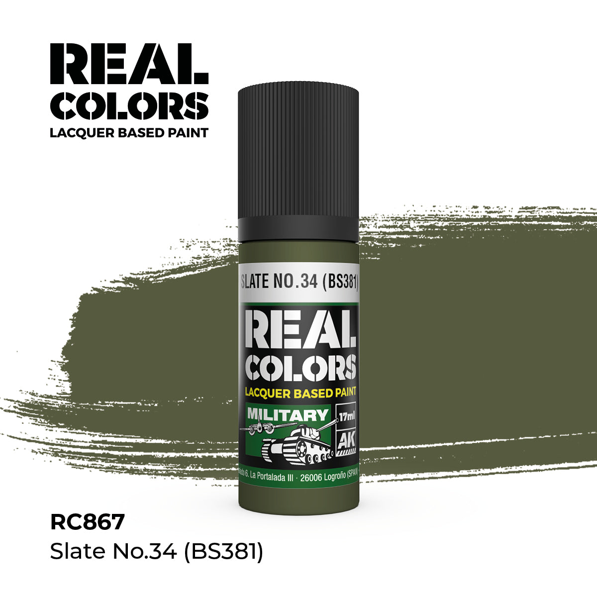 AK Interactive Real Colors Lacquer Paints 17ml. *New Bottles*