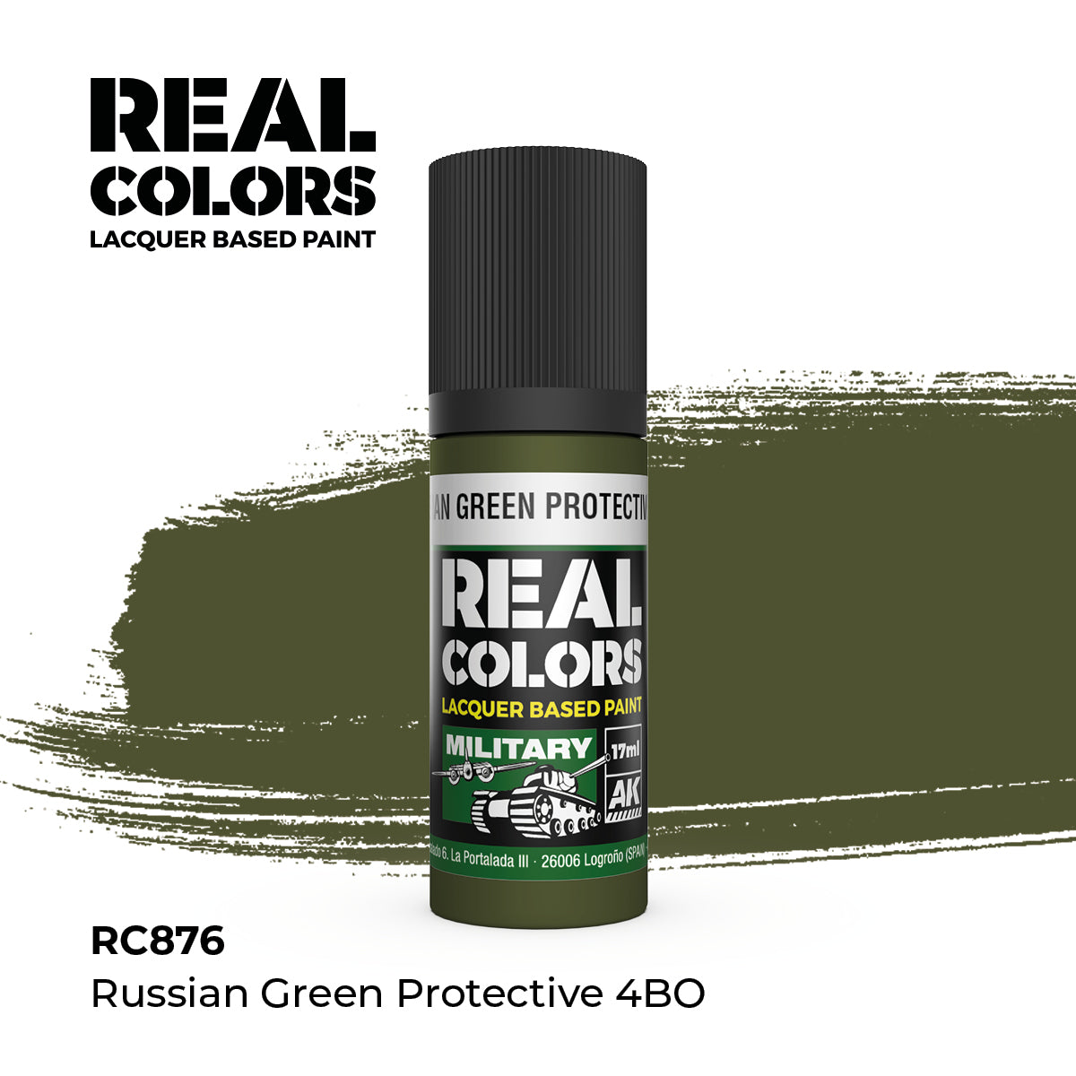 AK Interactive Real Colors Lacquer Paints 17ml. *New Bottles*
