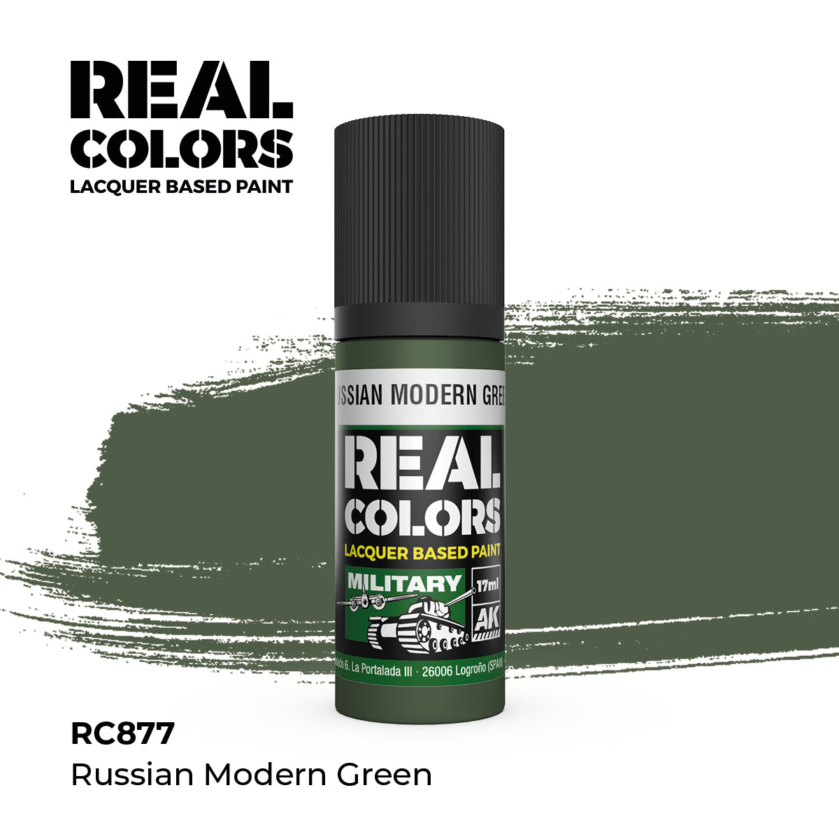AK Interactive Real Colors Lacquer Paints 17ml. *New Bottles*